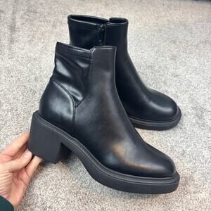 New! Madden Girl Black ankle boots size 10